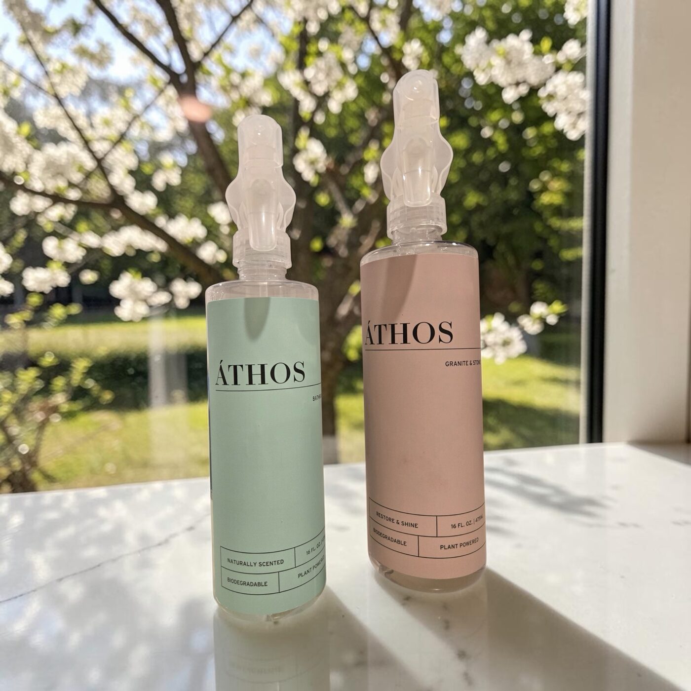 Athos plant-powered cleaning sprays